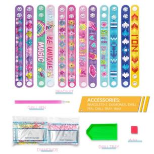 Diamond Art Bracelet Kit DIY Bracelet Making Kit for Girls