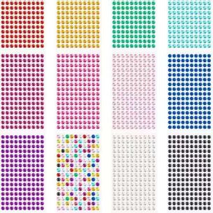 Manufacturer of Self-Adhesive Acrylic Bling Gem Stickers Stick-On Rhinestones for Kids for Promotional Gifts