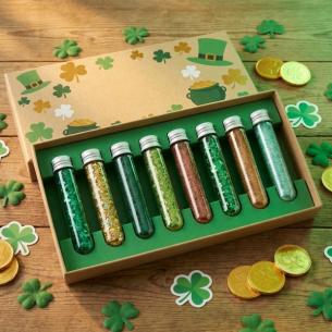 8 Color St. Patrick Glitter Set OEM Wholesale for Parade Cards Crafts