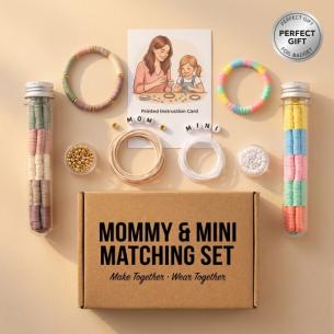 Mommy & Mini Matching Bracelet Set Mother-Daughter DIY Kit OEM
