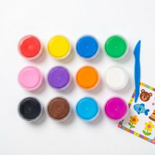 Air Dry Clay 12 Colors | Soft Modeling Clay | Kids DIY Impulse Pack | Wholesale OEM