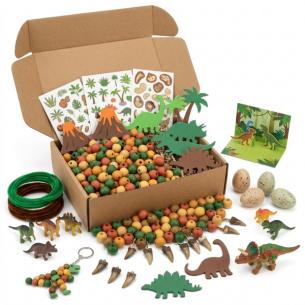 Dinosaur Craft Gift Box | 1000+ Pieces | STEM Adventure DIY | Wholesale OEM