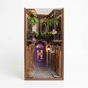 New Orleans Magic Bookshop Book Nook | DIY Diorama | Iron-Lace LED | Wholesale OEM