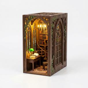 Boston Academic Library Book Nook | DIY Gothic Diorama | Banker's Lamp LED | Wholesale OEM