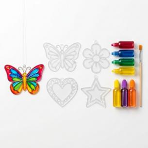 Window Suncatcher Painting Kit | 6 Designs + Paints | Kids DIY Impulse | Wholesale OEM - 副本