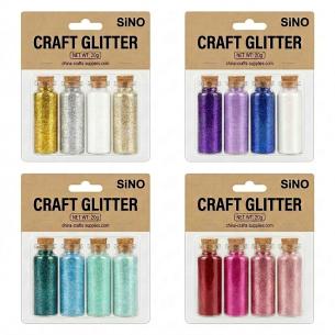 Craft Glitter Tube Set  4 Colors Fine Glitter Powder Wholesale & OEM