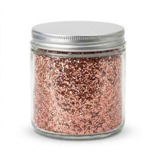Rose Gold Ultra-Fine Polyester Glitter — 0.008 inch Resin Safe Bulk for Tumblers, Bridal Crafts & Cosmetic Fil