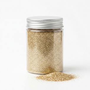 Champagne Gold Ultra-Fine Polyester Glitter — Resin Safe, Tumbler-Grade, 0.008