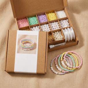 Mini Bead Kit — Pastel Words