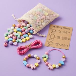 Wooden Bead Kit — Magical Unicorn