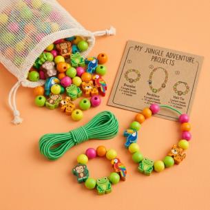 Wooden Bead Kit — Jungle Adventure