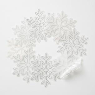 Snowflake Window Cling Stickers — Reusable Static PVC, No Residue