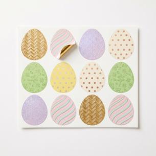  Easter Foil Egg Stickers — Luxury Meri Meri Inspired Spring Craft Set