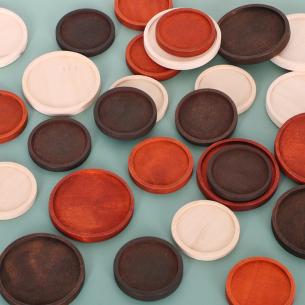 Miniature Wooden Dessert Plates – Dollhouse Cake & Pastry Dishes | Food-Play Tableware – Bulk Wholesale OEM