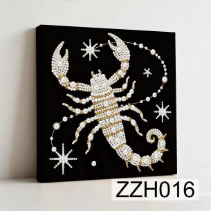 Scorpio Constellation – Framed Pearl Diamond Painting, 20×20 cm and 30×30 cm
