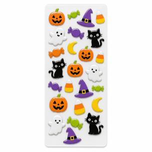 Halloween Enamel Stickers – Self-Adhesive 3D Enamel Craft Stickers