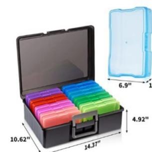4x6 Inch Portable Clear Photo and Card Keeper – Custom Plastic Storage Box