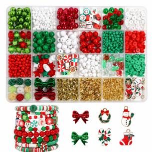 Wholesale 24-Compartment Christmas Bead Kit
