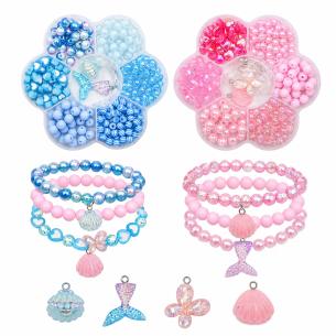 Wholesale Flower Shaped Bracelet Bead Kit