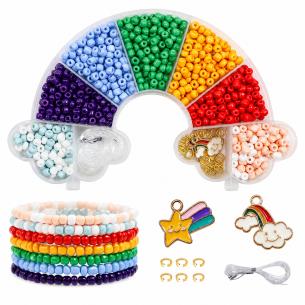 Wholesale 4mm Rainbow Seed Bead Kit