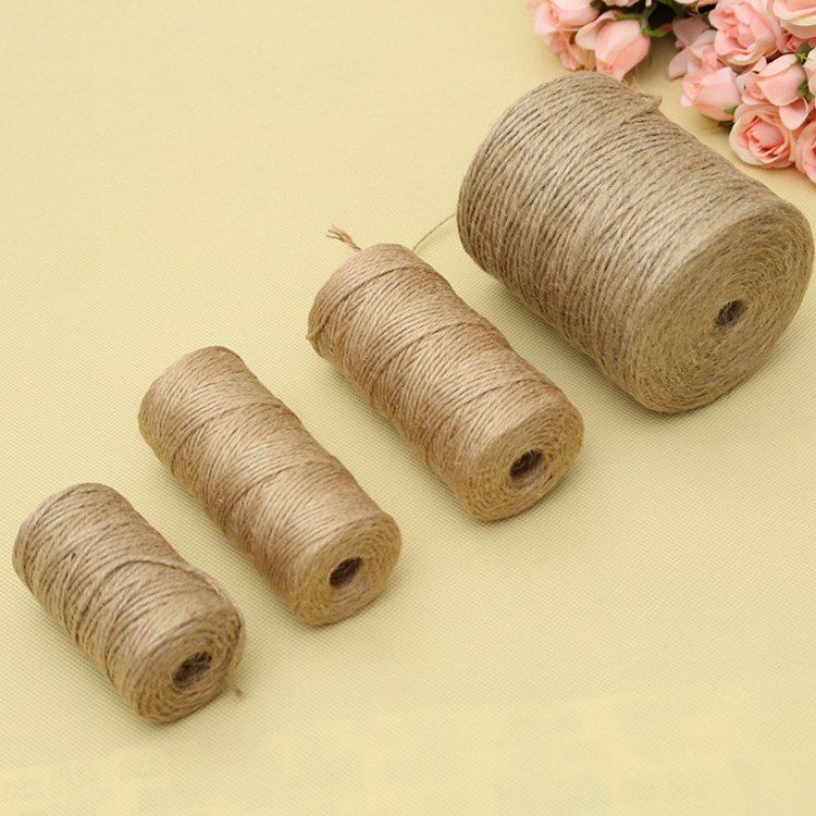 JSJR003 DIY natural jute twine arts crafts gift string hemp rope for decoration