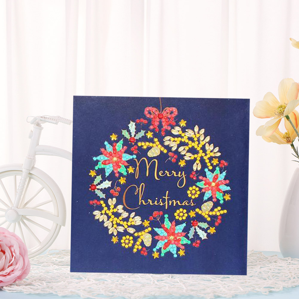 Custom Popular Christmas Gift Diamond Painting Chipboard