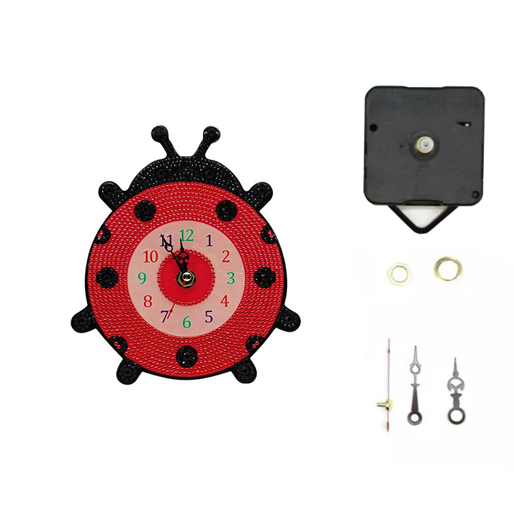 wholesale ladybug diamond bead art wall clock DIY set