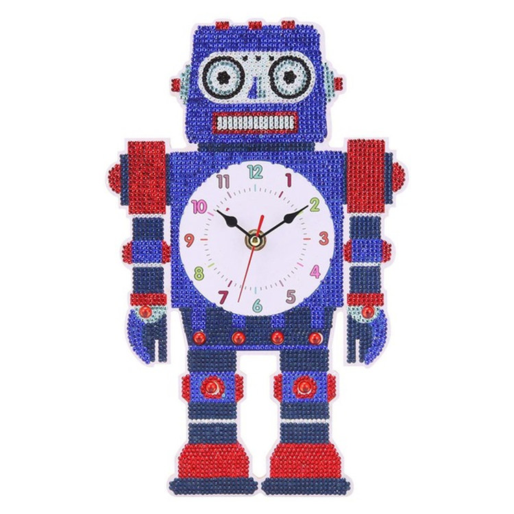New robot diamond craft kit for DIY clock