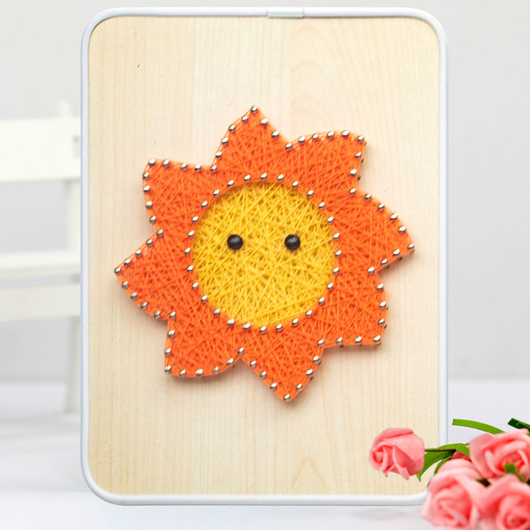 BSR01 DIY Sun Pattern String Art Kit For Beginners