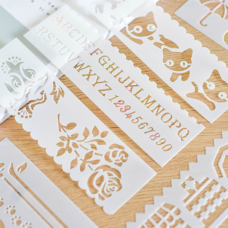 Stencil Painting Template Embossing DIY Craft Accessories For Scrapbooking Reusable