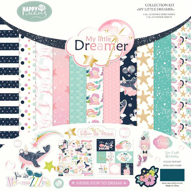 ASPD005 My Little Dream Theme Scrapbook Paper Pads For Scrapbooking