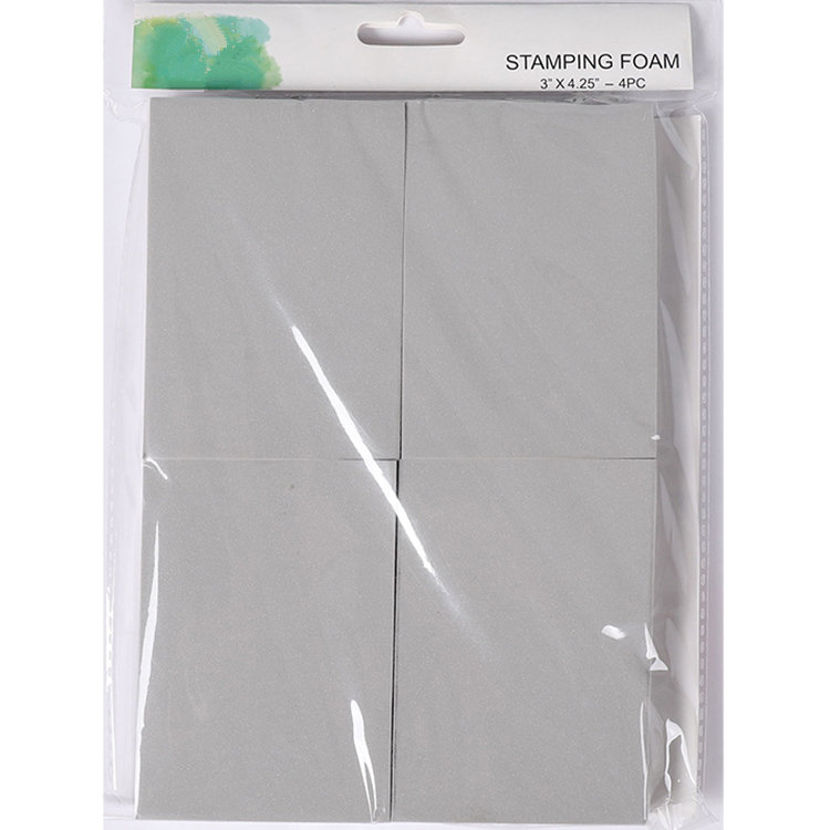 DIY moldable pad stamping foam for scrapbooking