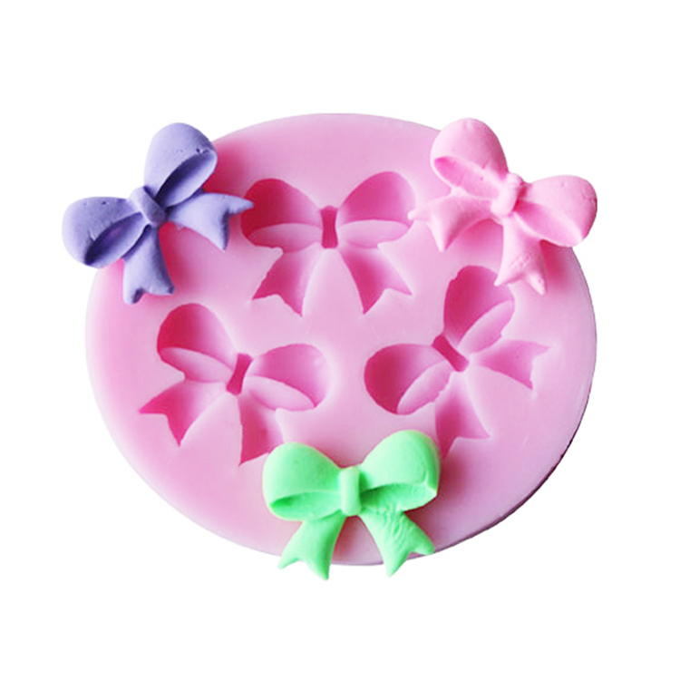 BSM001 High Quality Bowknot Silicone Mold for Cake Making