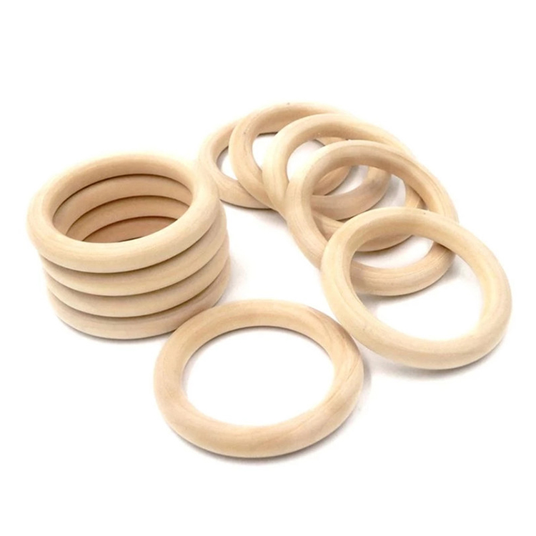 AWR0301 Unfinished Natural Color Wooden Rings for Craft