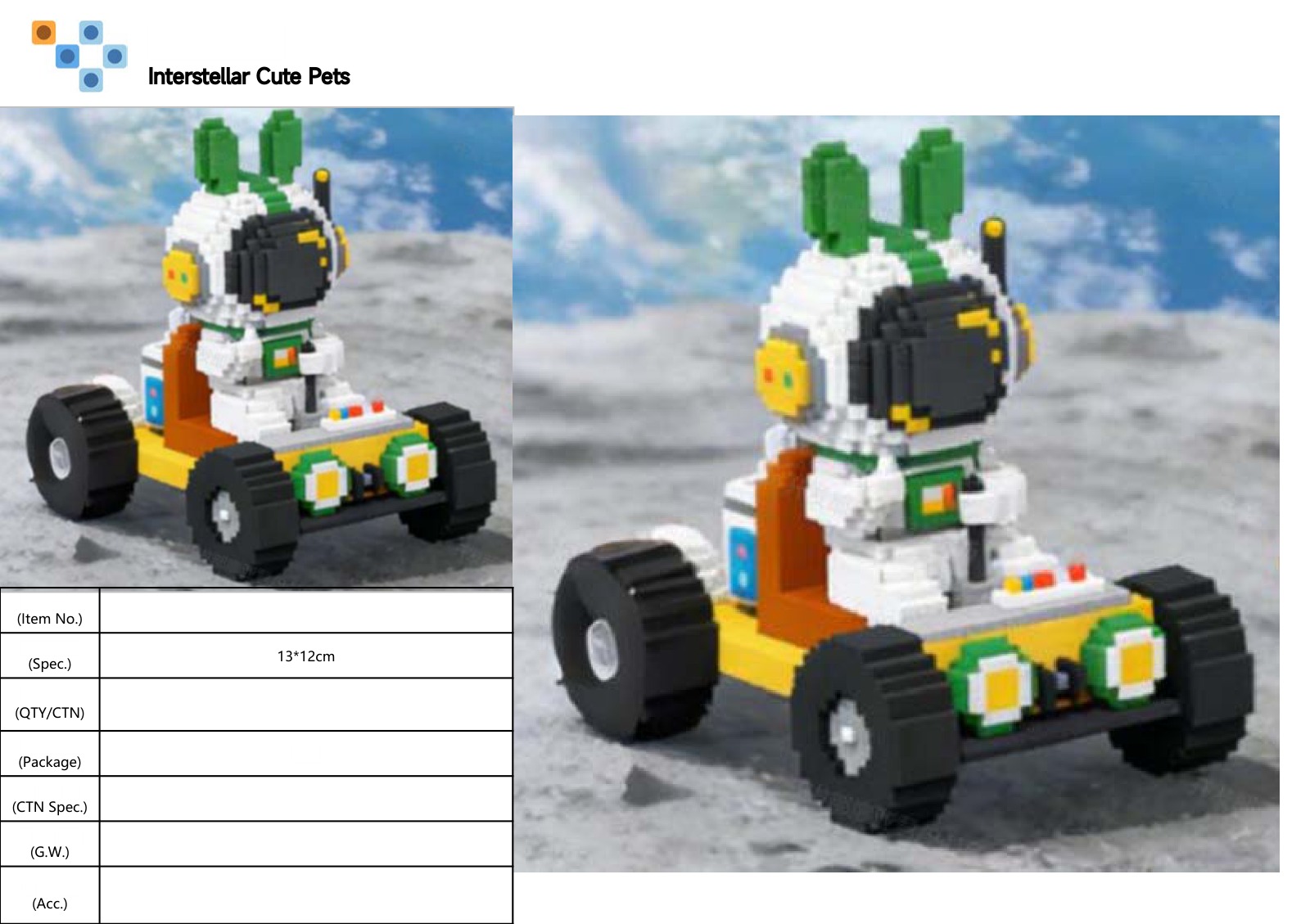 Interstellar Cute Pets | Custom OEM Fuse Beads Kit